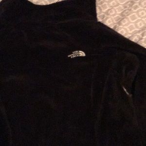 Fuzzy North Face jacket